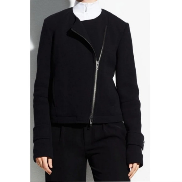 Vince Cotton Cross Front Jacket - Picture 1 of 7